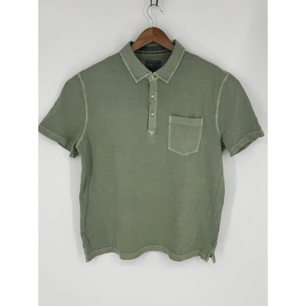 Jos A Bank 1905 Polo Shirt Men's Size XL Slim Fit Casual Green Stretch Golf G2